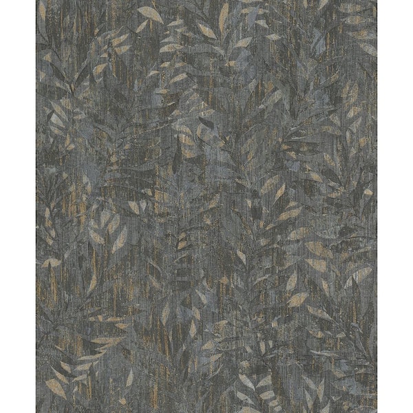 Beck Black Charcoal Leak Wallpaper Sample