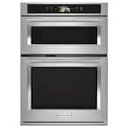 30 in. Electric Convection Wall Oven with Built-In Microwave and Powered Attachments in Stainless Steel