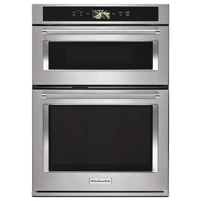 microwave convection double oven combo