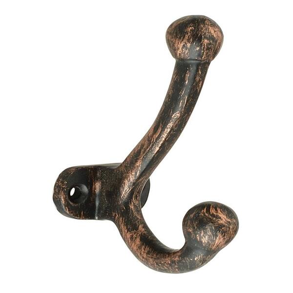 Mascot Hardware Plain 3.45 in. Copper Finish Hat and Coat Hook