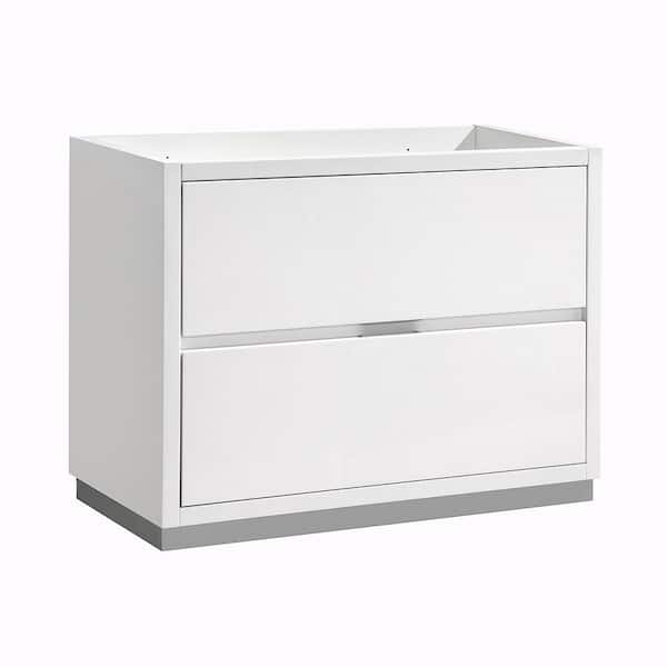 Fresca Valencia 40 in. W Bathroom Vanity Cabinet in Glossy White