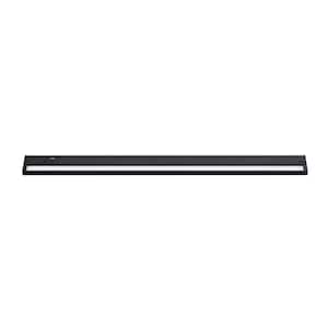 Elena 2.75 in. Hardwired Black Integrated LED Under Cabinet Light