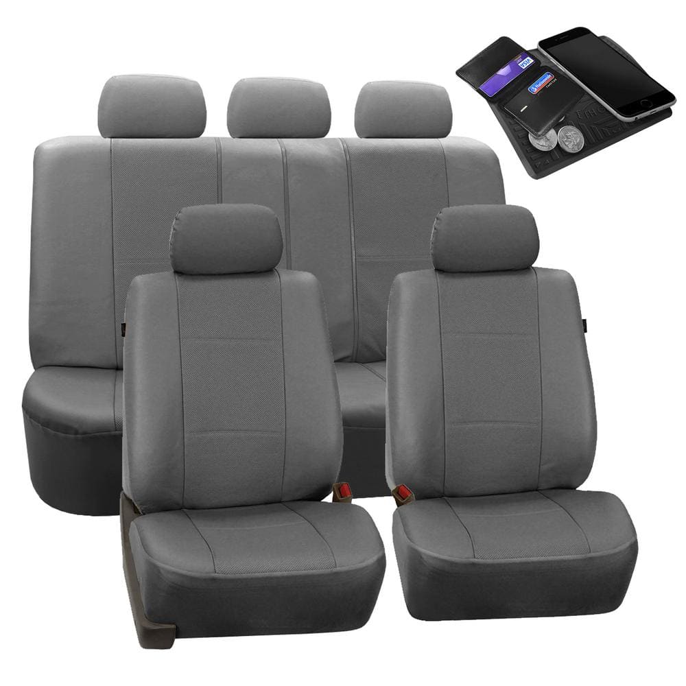 FH Group Deluxe Leatherette 47 in. x 23 in. x 1 in. Full Set Seat