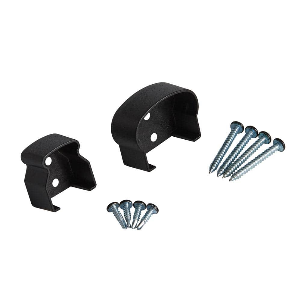 CitySide Matte Aluminum Line Hardware Kit - Black (Includes One Top and Bot
