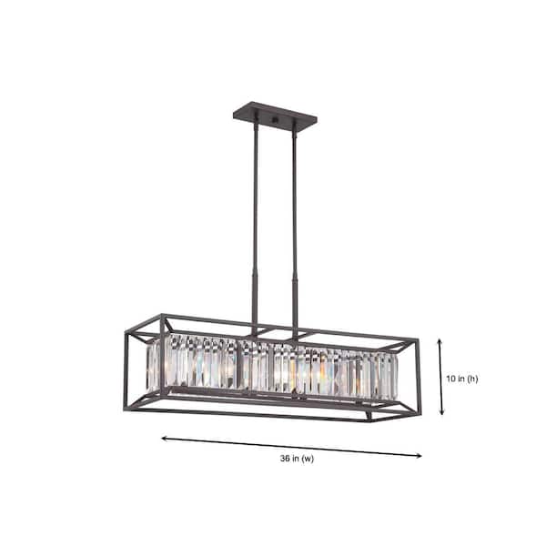 Designers Fountain -Mile Vintage Bronze Vintage Linear Kitchen Island Light Designers Fountain -Mile Vintage Bronze Vintage Linear Kitchen Island Light