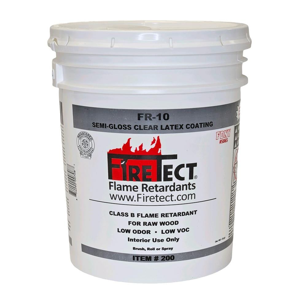 FR-10 5 gal. Clear Semi-Gloss Interior Fireproofing Flame Retardant Coating