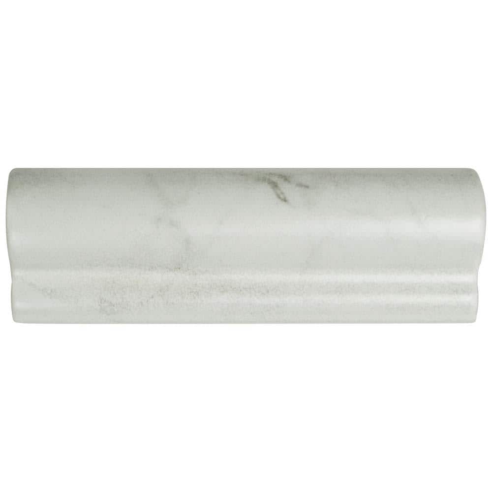 Merola Tile Classico Carrara Matte London 2 in. x 6 in. Ceramic Wall