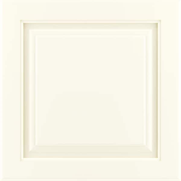Portola 11 9/16-in. W x 3/4-in. D x 11 1/2-in. H in Painted Vanilla Cabinet Door Sample