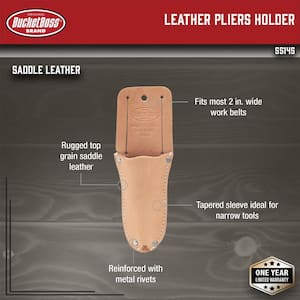 Classic Series Saddle Leather Pliers Tool Belt Pouch
