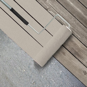 1 gal. #OR-W06 Coconut Ice Textured Low-Lustre Enamel Interior/Exterior Porch and Patio Anti-Slip Floor Paint