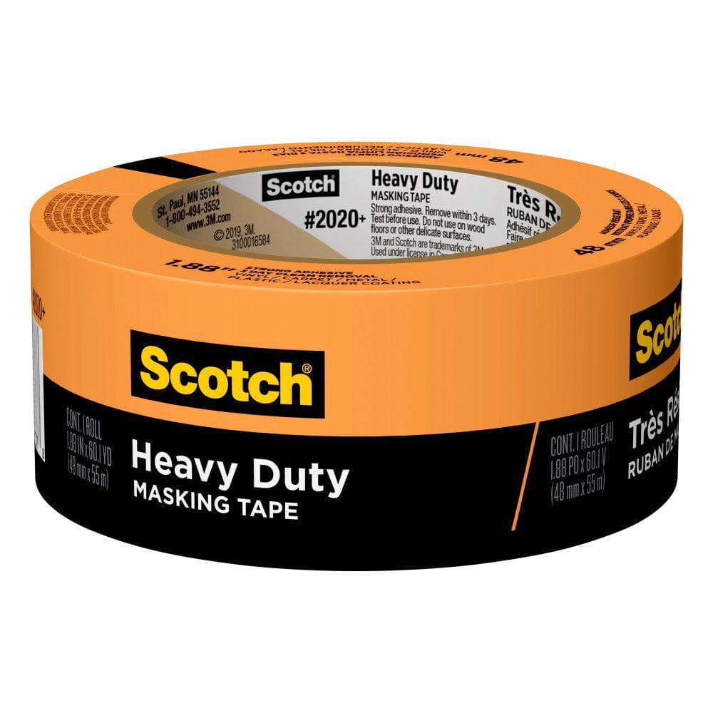 Scotch 1.88 in. x 60.1 yds Heavy Duty Masking Tape