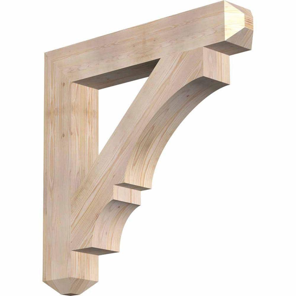 5.5 in. x 36 in. x 36 in. Douglas Fir Balboa Craftsman Smooth Bracket price history on PriceWatchPro