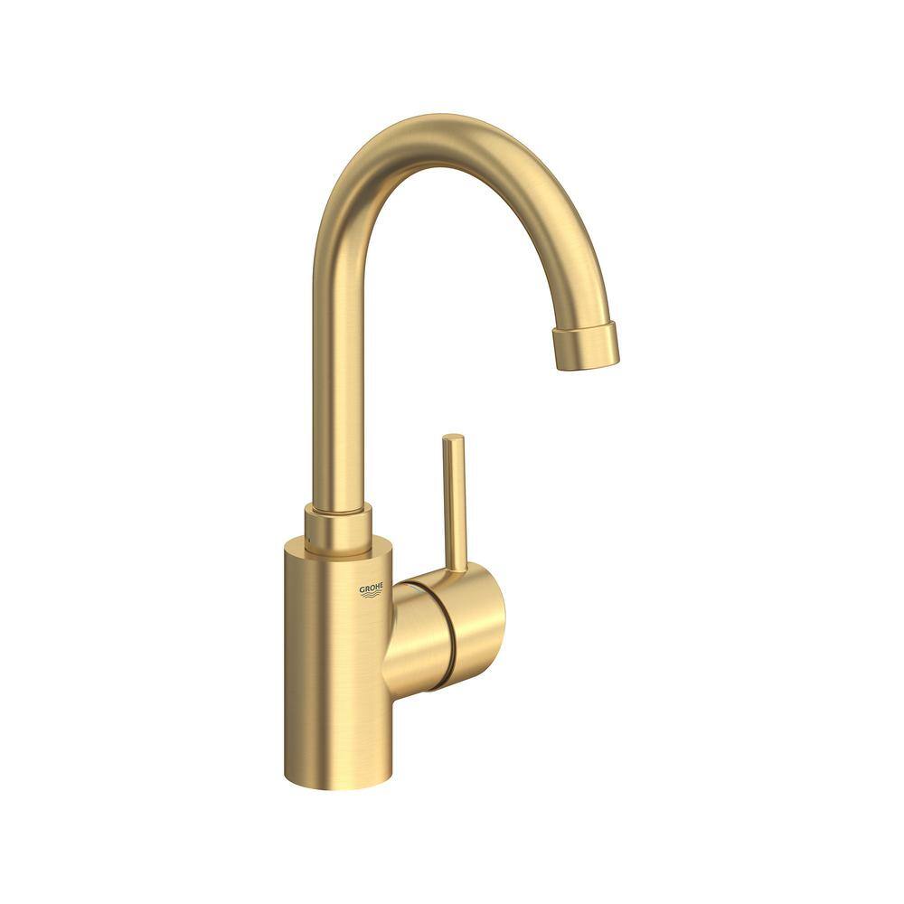 GROHE Concetto Single Handle Bar Faucet In Brushed Cool Sunrise GROHE Concetto Single Handle Bar Faucet In Brushed Cool Sunrise