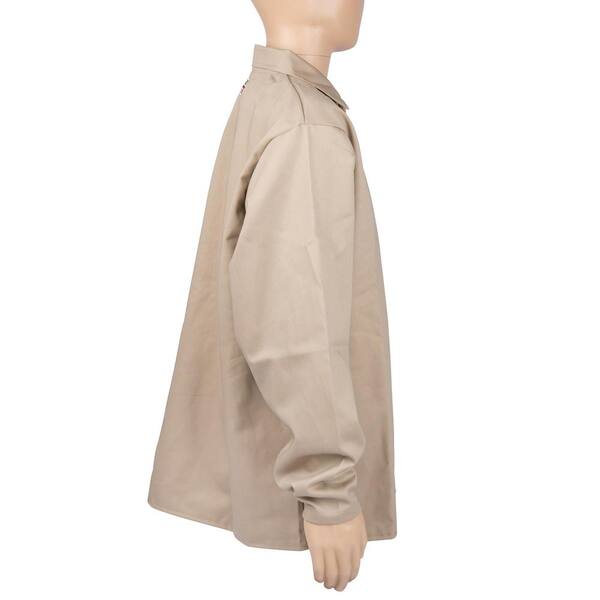 Large Khaki Cloth Welding Jacket KH840L 