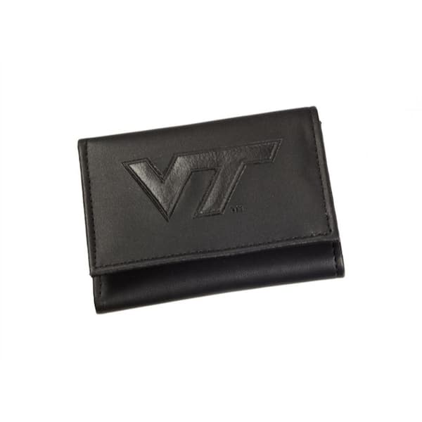 Team Sports America Virginia Tech NCAA Leather Tri-Fold Wallet
