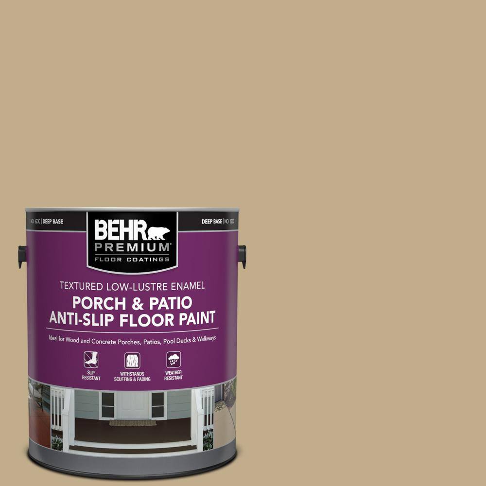 1 gal. #PPU7-21 Woven Straw Textured Low-Lustre Enamel Interior/Exterior Porch and Patio Anti-Slip Floor Paint price history on PriceWatchPro