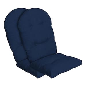 20 in. x 48 in. Outdoor Adirondack Chair Cushion in Sapphire Blue Leala (2-Pack)
