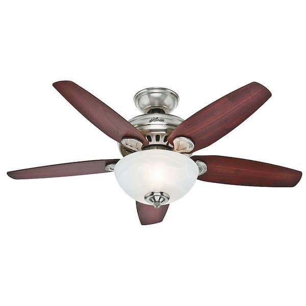 Hunter Stratford 44 in. Brushed Nickel Indoor Ceiling Fan