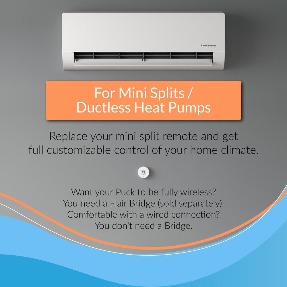Pearl White Digital Wireless Thermostat with Remote Programming