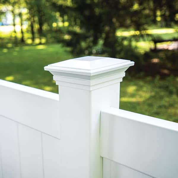 Home depot fence on sale post solar lights