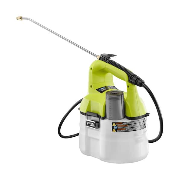 RYOBI ONE 18V Cordless Battery 1 Gal. Chemical Sprayer Tool Only P2800BTL The Home Depot