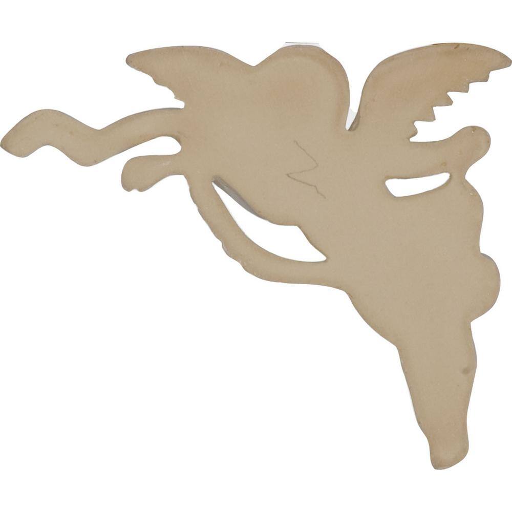 Gray Polyurethane Decorative Wreath Drop Onlay Moulding