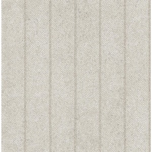 Jungle Stripe Beige Paper Non - Pasted Strippable Wallpaper Roll (Cover 56.05 sq. ft.)