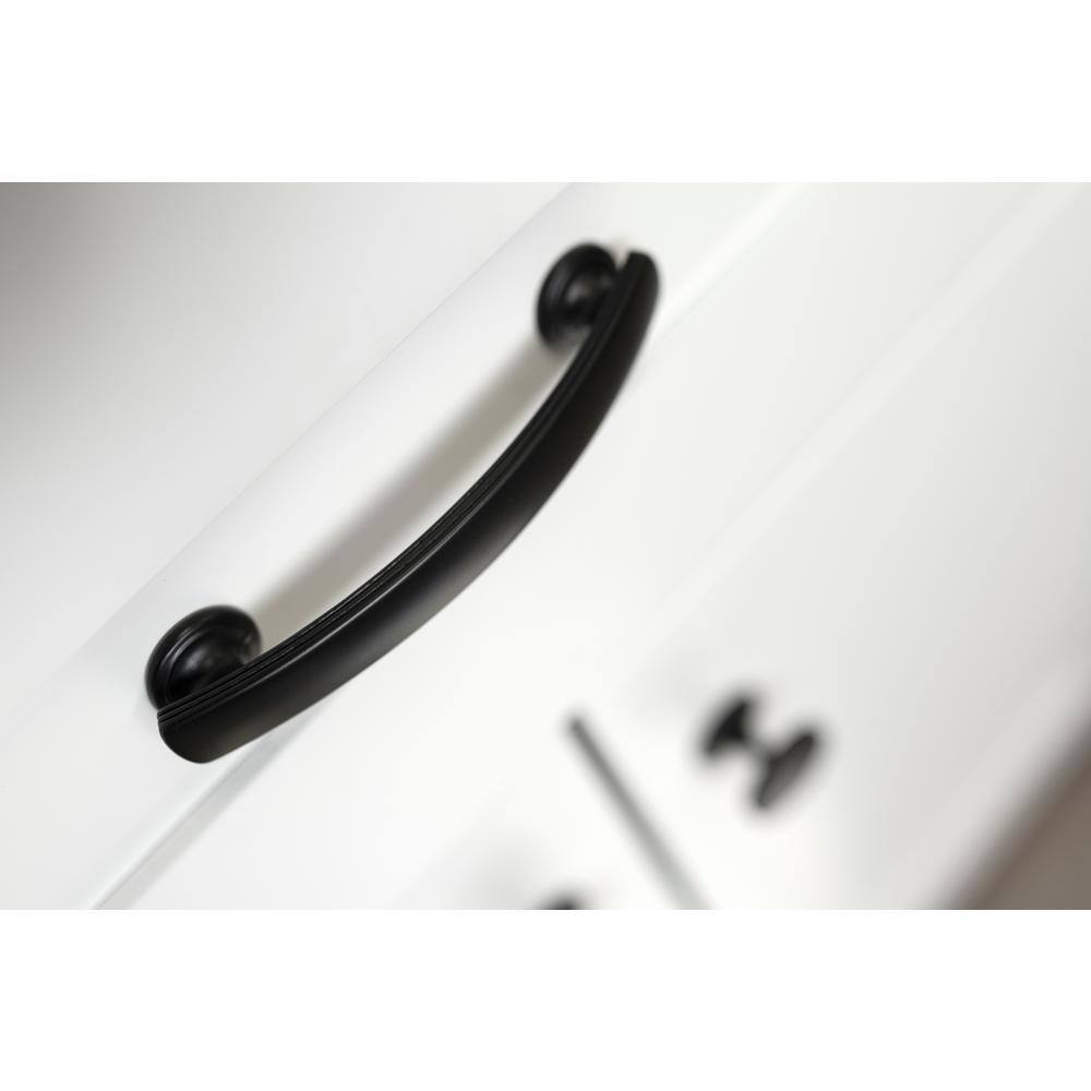 Matte Black 12" Solid Core Kitchen Cabinet Handles