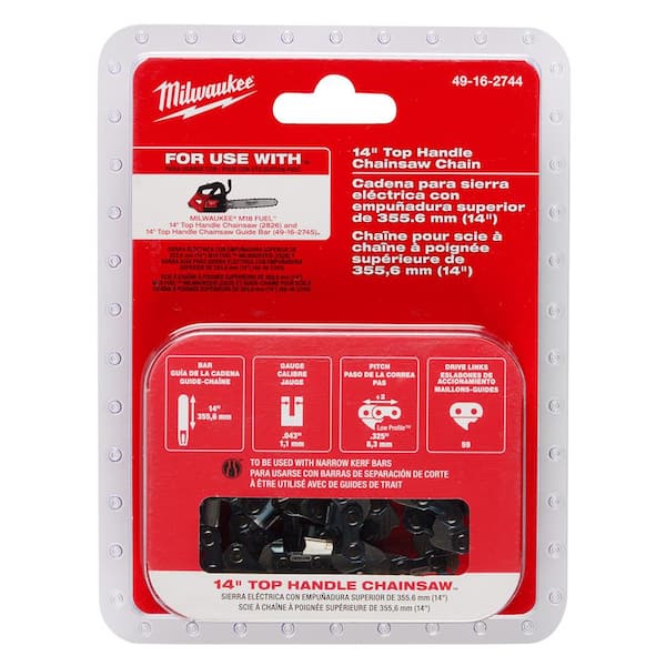 Milwaukee 14 in. Top Handle Chainsaw Chain with 59-Drive Links 49