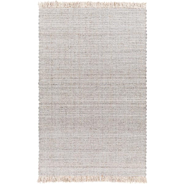Livabliss Webb Gray/Beige 10 ft. x 14 ft. Texture Indoor Area Rug