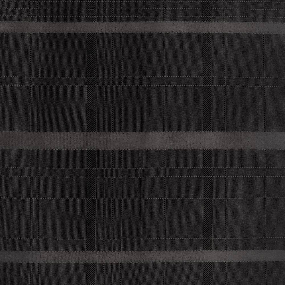 Black Plaid Polyester Napkin Set of 4 - 17" x 17"