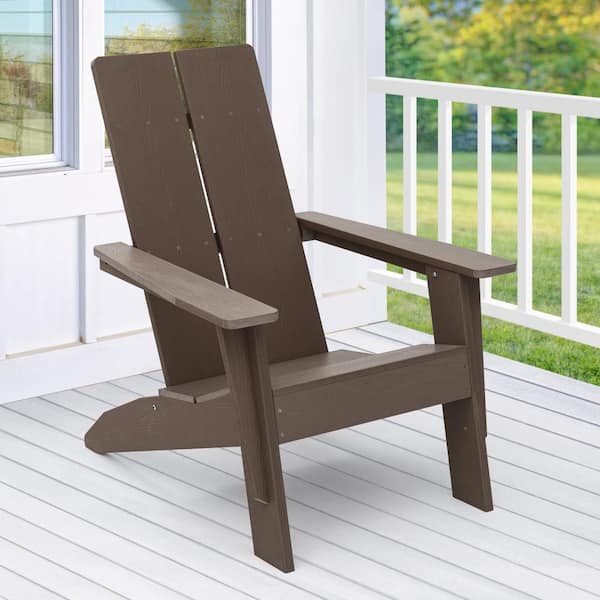 Sonkuki Coffee Adirondack Chair Patio Chair with Big Armrests Fire Pit ...