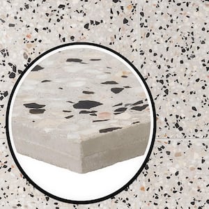Raleigh Foro 16.14 in. x 16.14 in. Polished Terrazzo Cement Floor and Wall Tile (3.61 sq. ft./Case)