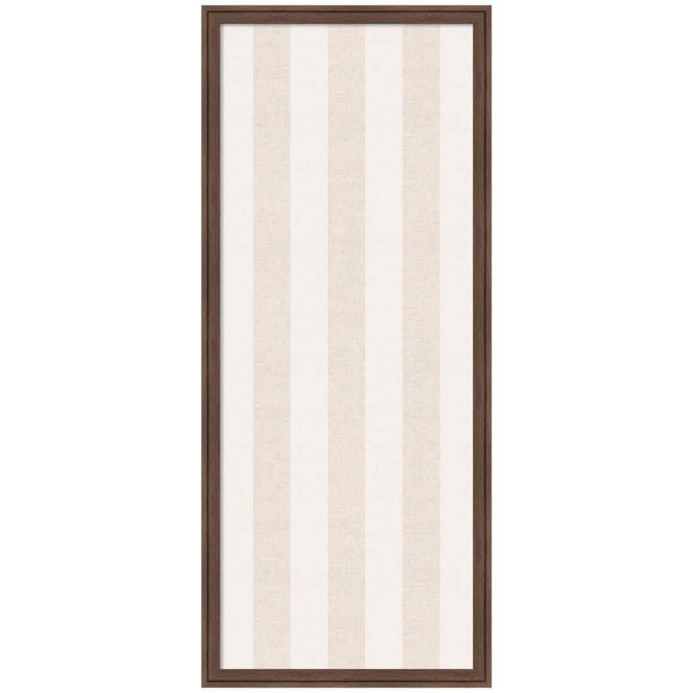 Florence 42 in. x 18 in. Brown Plastic Framed Memo Board price history on PriceWatchPro