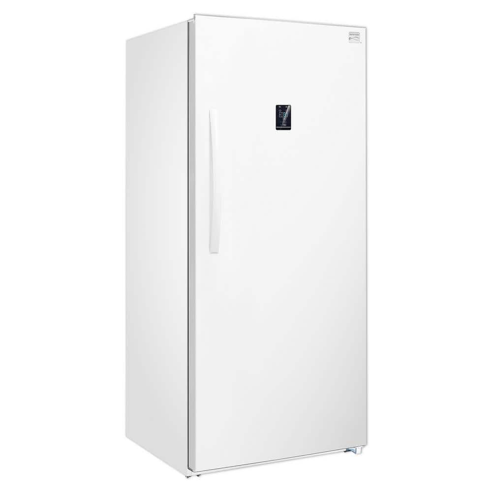 27.99 in. 14 cu. ft. Convertible Freezer, Frost Free Upright Freezer in White Garage Ready