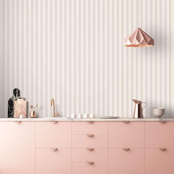 1.25 in. Regency Stripe Vinyl Roll Wallpaper (Covers 55 sq. ft.)