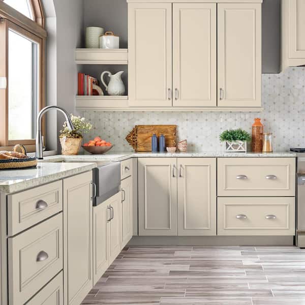 1 gal. #YL-W07 Smooth Silk Satin Enamel Interior/Exterior Cabinet, Door & Trim Paint