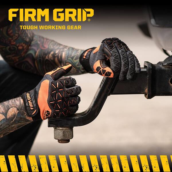 FIRM GRIP Large PRO-Fit Flex Impact Gloves 55322-06 - The Home Depot