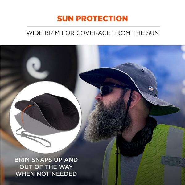 Ergodyne Skullerz XL Black Lightweight Ranger Hat and Bump Cap