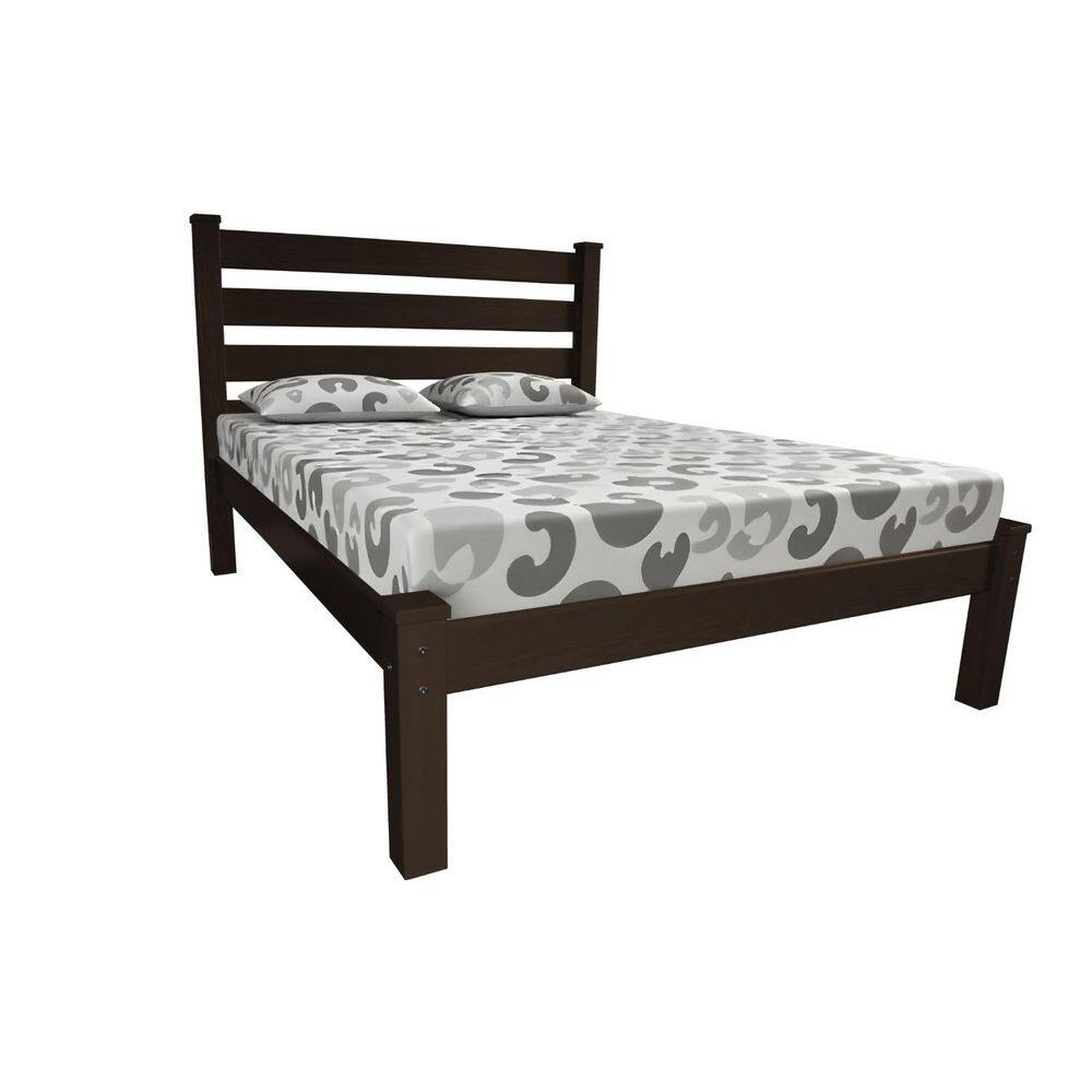 Brown Wood Frame Twin Panel Bed price history on PriceWatchPro