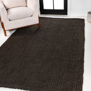 Pata Hand Woven Chunky Jute Brown 4 ft. x 6 ft. Area Rug