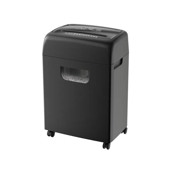 phyfalip 18-Sheet High-Security P-4 Paper Shredder with 45-Minute Runtime, 5.28-Gal. Bin and Quiet Operation in Black