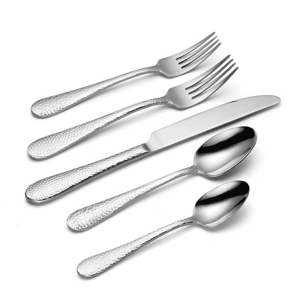Oneida Tibet 45-Piece Silver 18/0 Stainless Steel Flatware Set