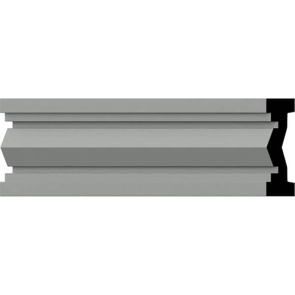 Ekena Millwork SAMPLE - 7/8 in. x 12 in. x 3 in. Urethane Charleston Chair Rail Moulding