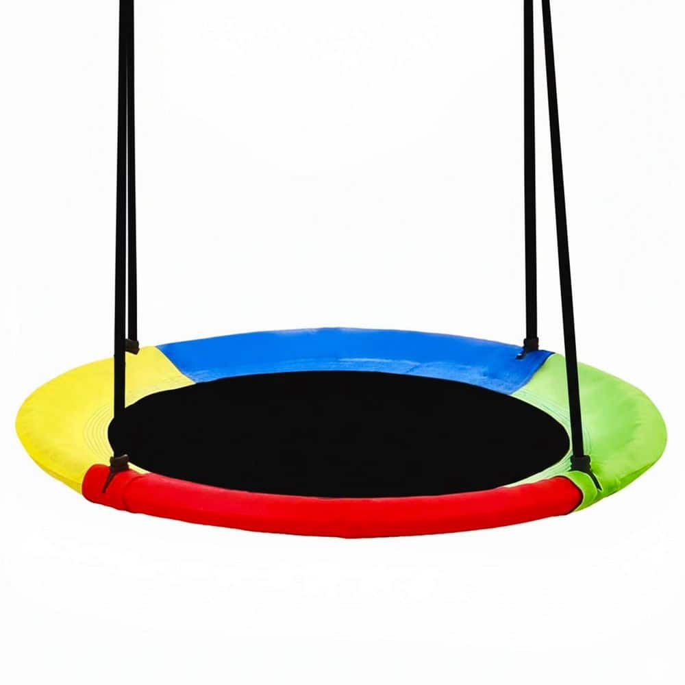 Rainbow 40 Inch Saucer Tree Swing with Textilene Fabric, Steel Frame, Foam Padding, 1 Pack price history on PriceWatchPro