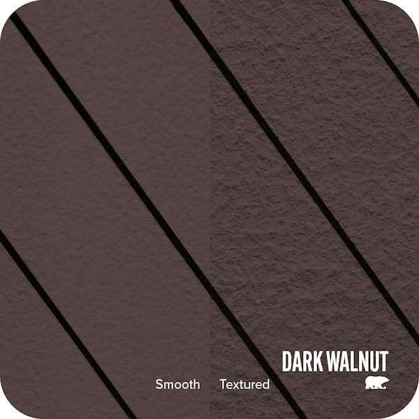 5 gal. #PFC-25 Dark Walnut Textured Solid Color Exterior Wood and Concrete Coating