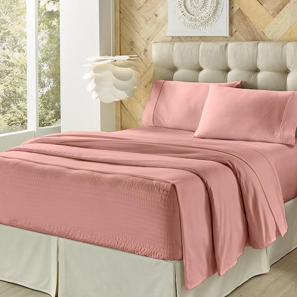 Unbranded Royal Fit Rose Polyester Twin Sheet Set