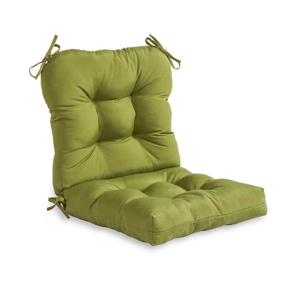 Greendale Home Fashions Solid Summerside Green Outdoor Dining Chair ...