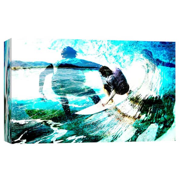 PTM Images 10 in. x 12 in. ''Surfers B'' Printed Canvas Wall Art