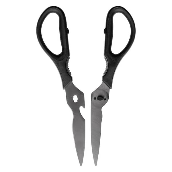 JoyJolt Heavy-Duty 9.5 in. Grey Multi-Purpose Stainless Steel Kitchen  Scissors Poultry Shears JKT15112 - The Home Depot